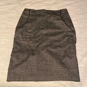 Pencil high rise skirt